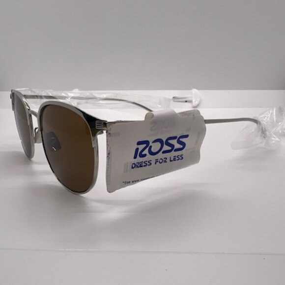 Saint laurent Brown Oval Unisex Sunglasses - Picture 2 of 8